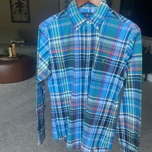 Ralph Lauren Men's Blue Plaid Shirt